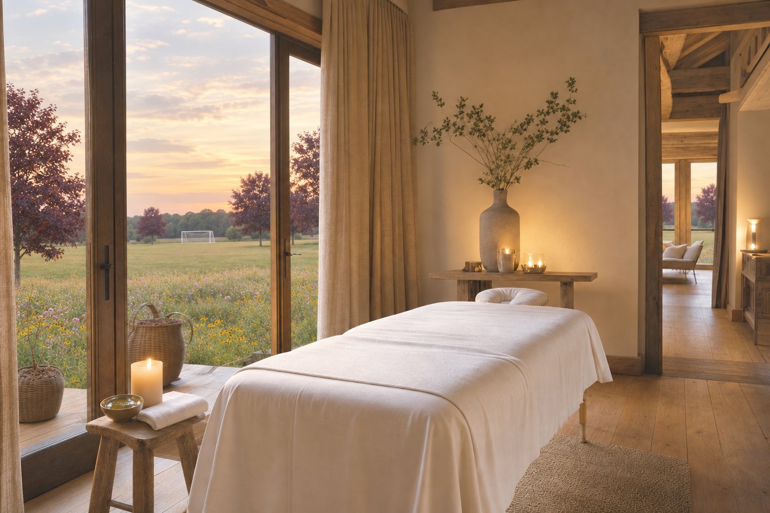 On-call masseuse at Waggle Dance Ranch