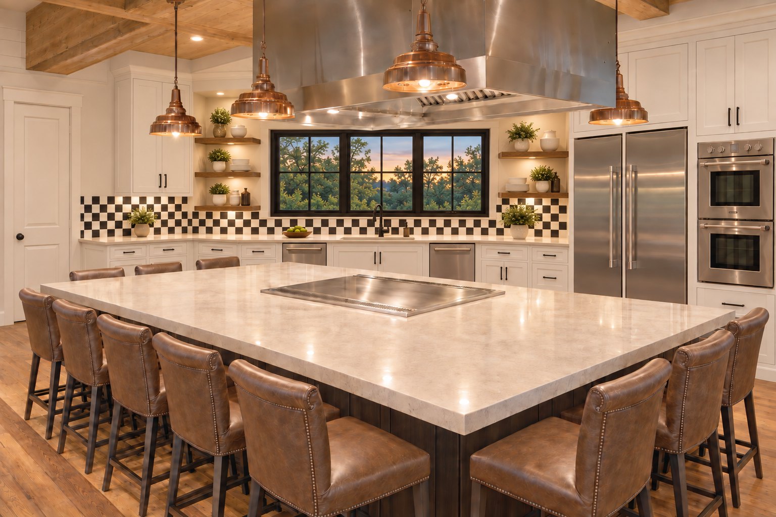 Benihana kitchen at Waggle Dance Ranch